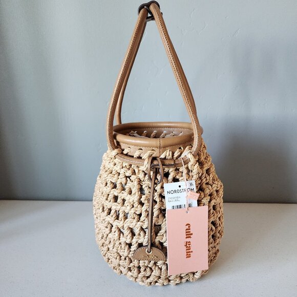 Cult Gia Woven Tote "NEW" - Picture 2 of 16